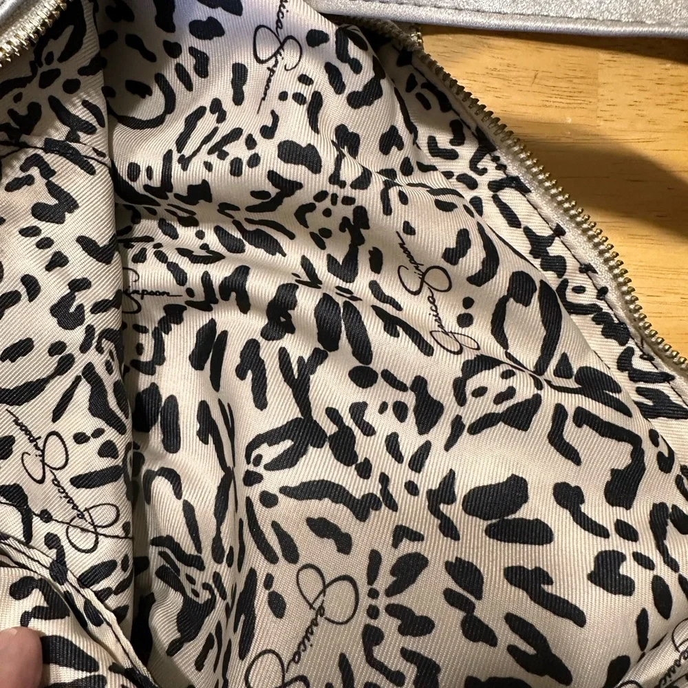 Elegant Silver Women's Hobo Bag